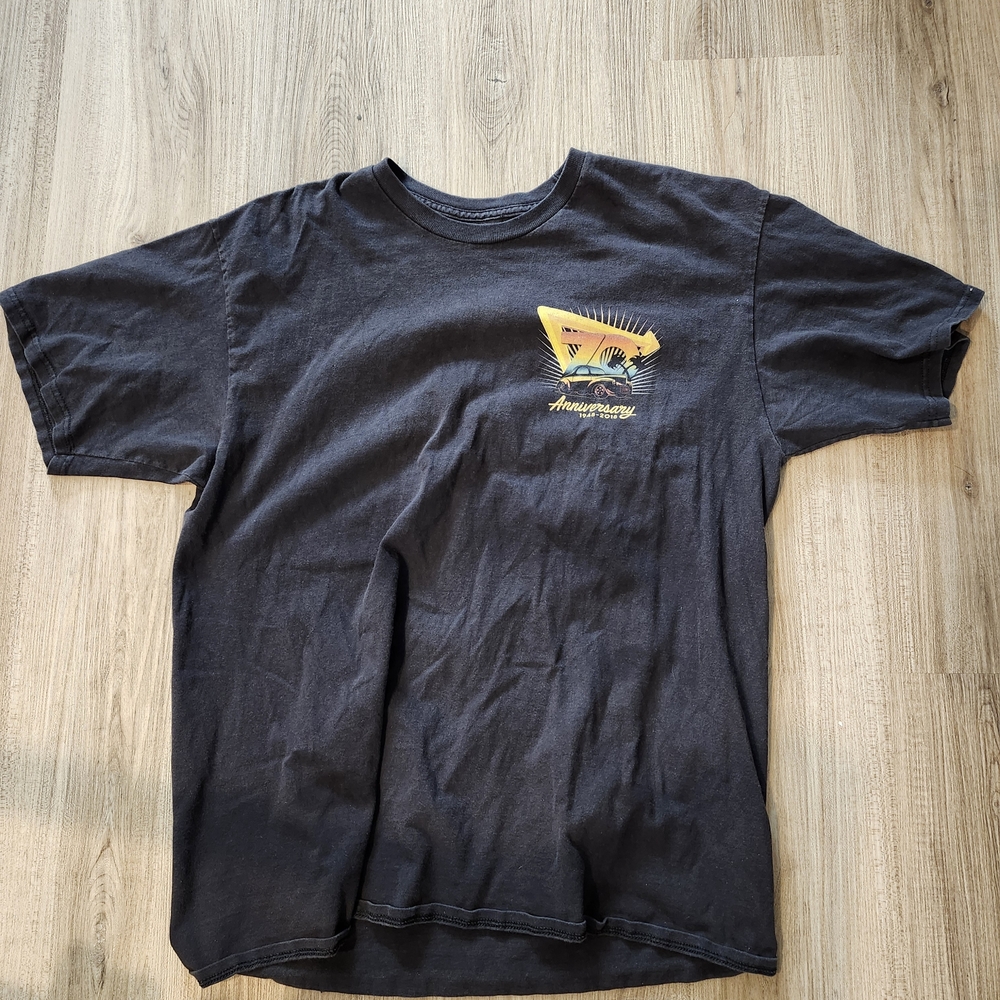 Black IN&OUT Annivesary Tee Coca Cola Burger King Mcdonalds Americana